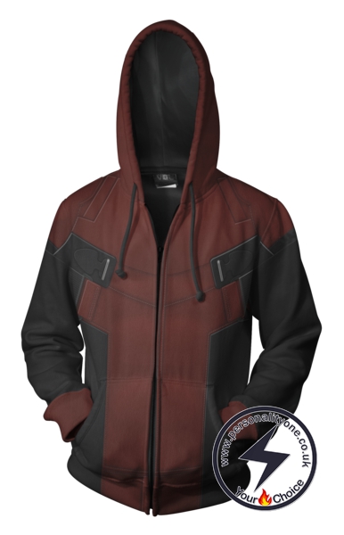 Deadpool Zipup - Deadpool 3D - Hoodies Jackets